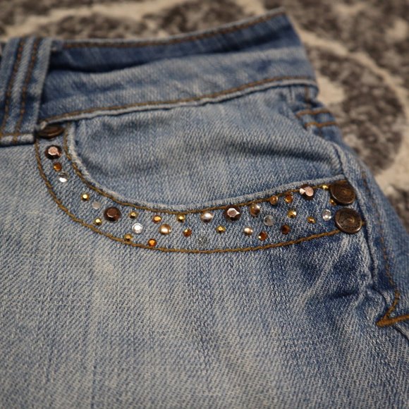 Jordache Vintage Denim Mini Skirt - Picture 8 of 8